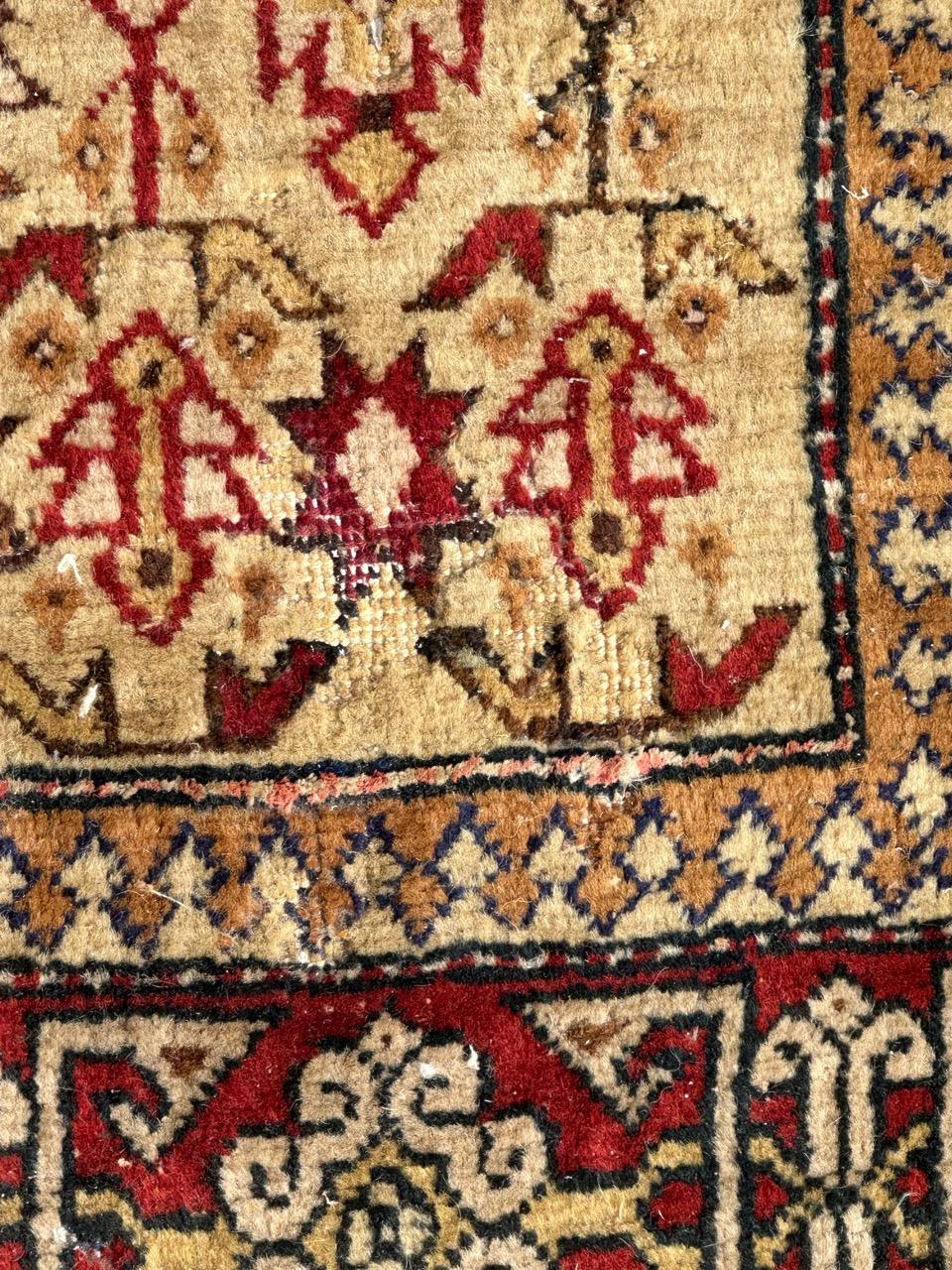 Bobyrugs hübscher Vintage-Teppich aus Aserbaidschan (20. Jahrhundert) im Angebot
