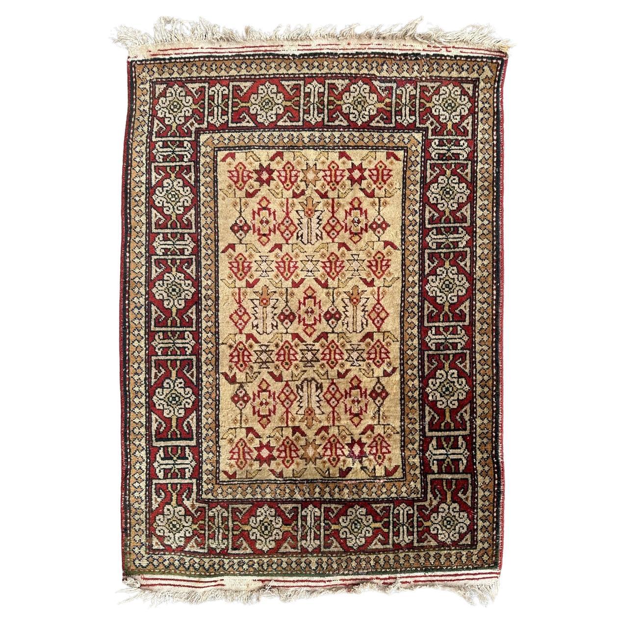 Le joli tapis vintage d'Azerbaïdjan de Bobyrug