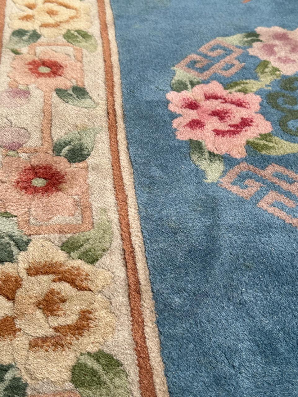 Bobyrug’s pretty vintage Chinese rug  For Sale 10