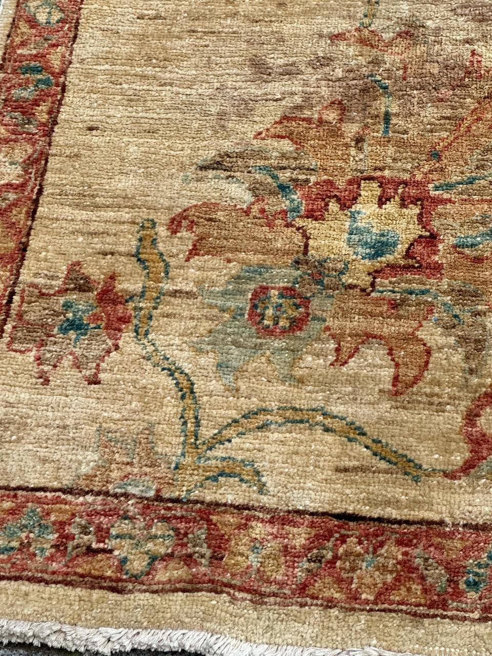 Hand-Knotted Bobyrug’s pretty vintage Chobi afghan rug For Sale