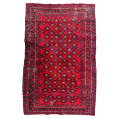 Bobyrug’s Pretty Retro distressed Baluch rug 