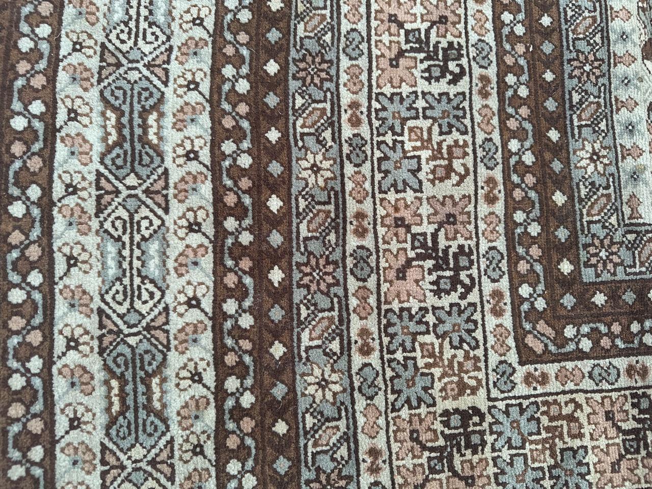 20th Century Bobyrug’s pretty vintage fine Tunisian rug  For Sale