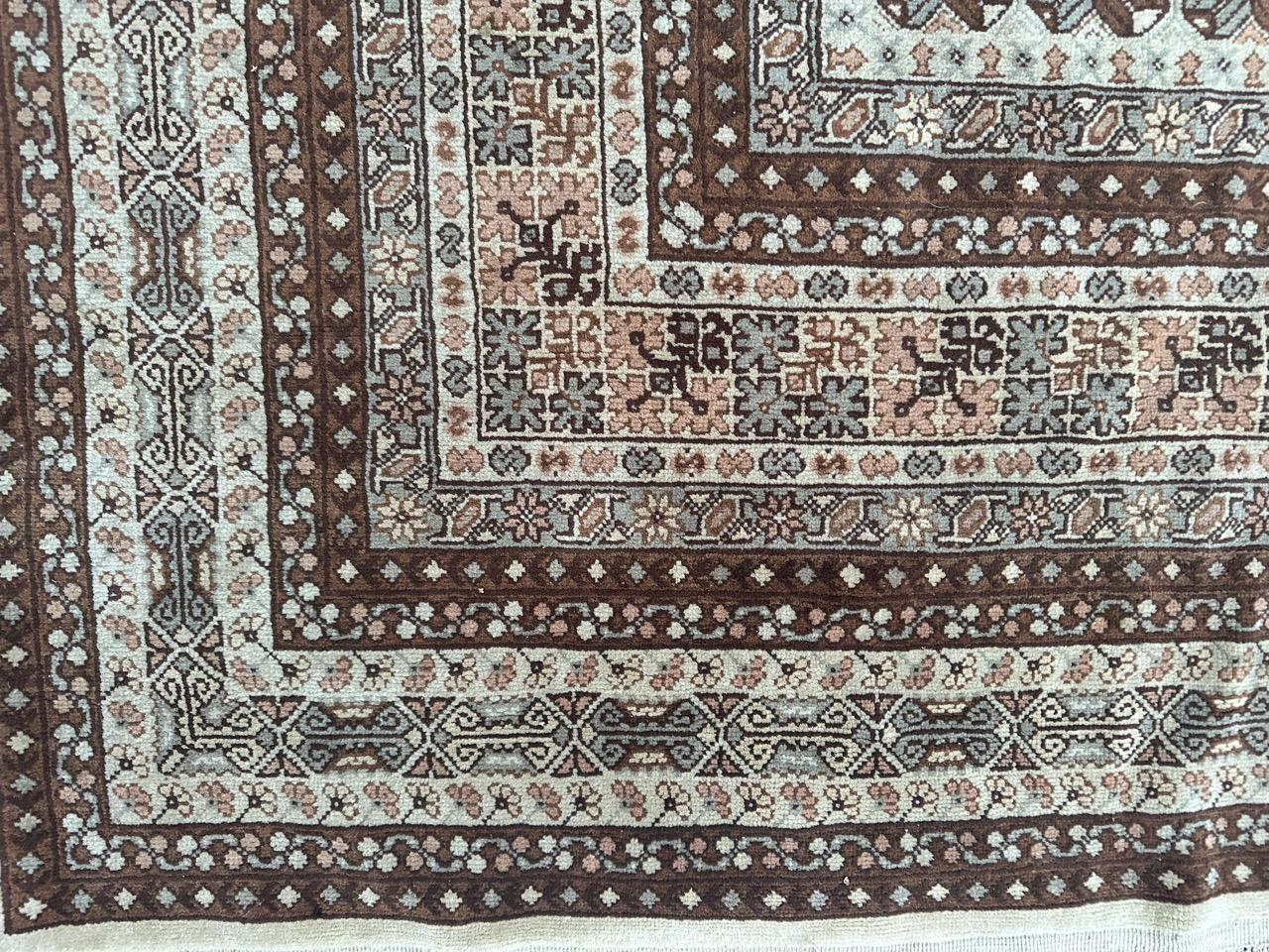 Bobyrugs hübscher feiner tunesischer Vintage-Teppich  (Baumwolle) im Angebot
