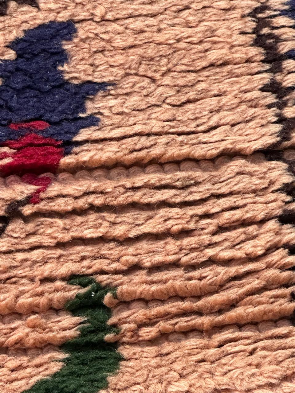 Bobyrug’s pretty vintage French Cogolin rug oushak design  For Sale 8