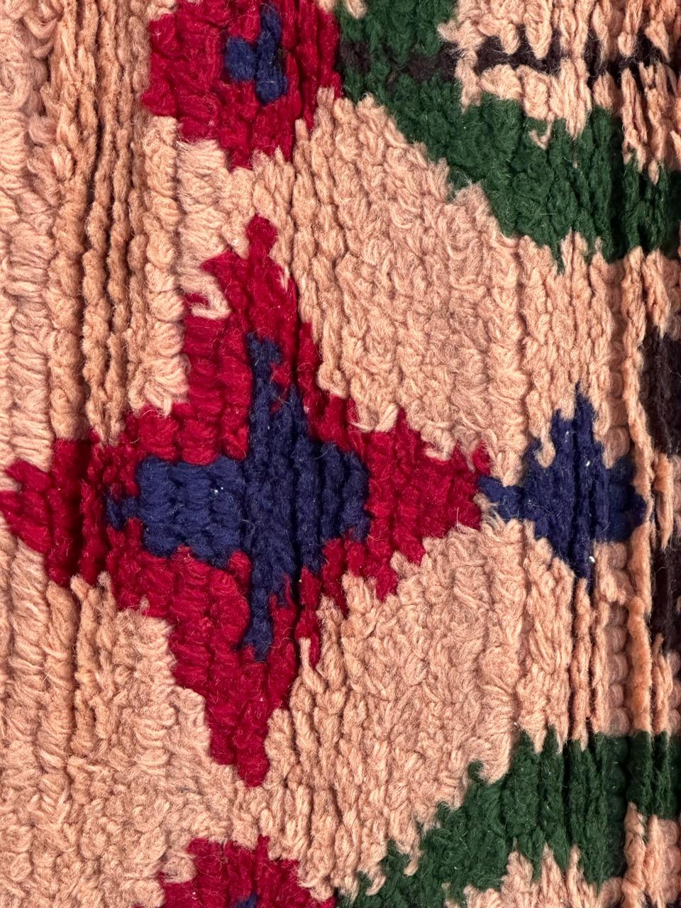Bobyrug’s pretty vintage French Cogolin rug oushak design  For Sale 2