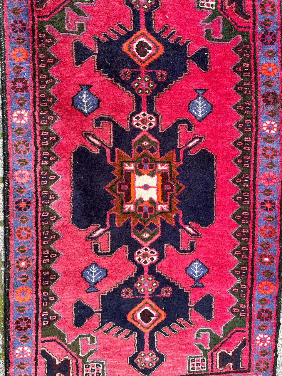 La bonita alfombra vintage Hamadan de Bobyrug en venta 5