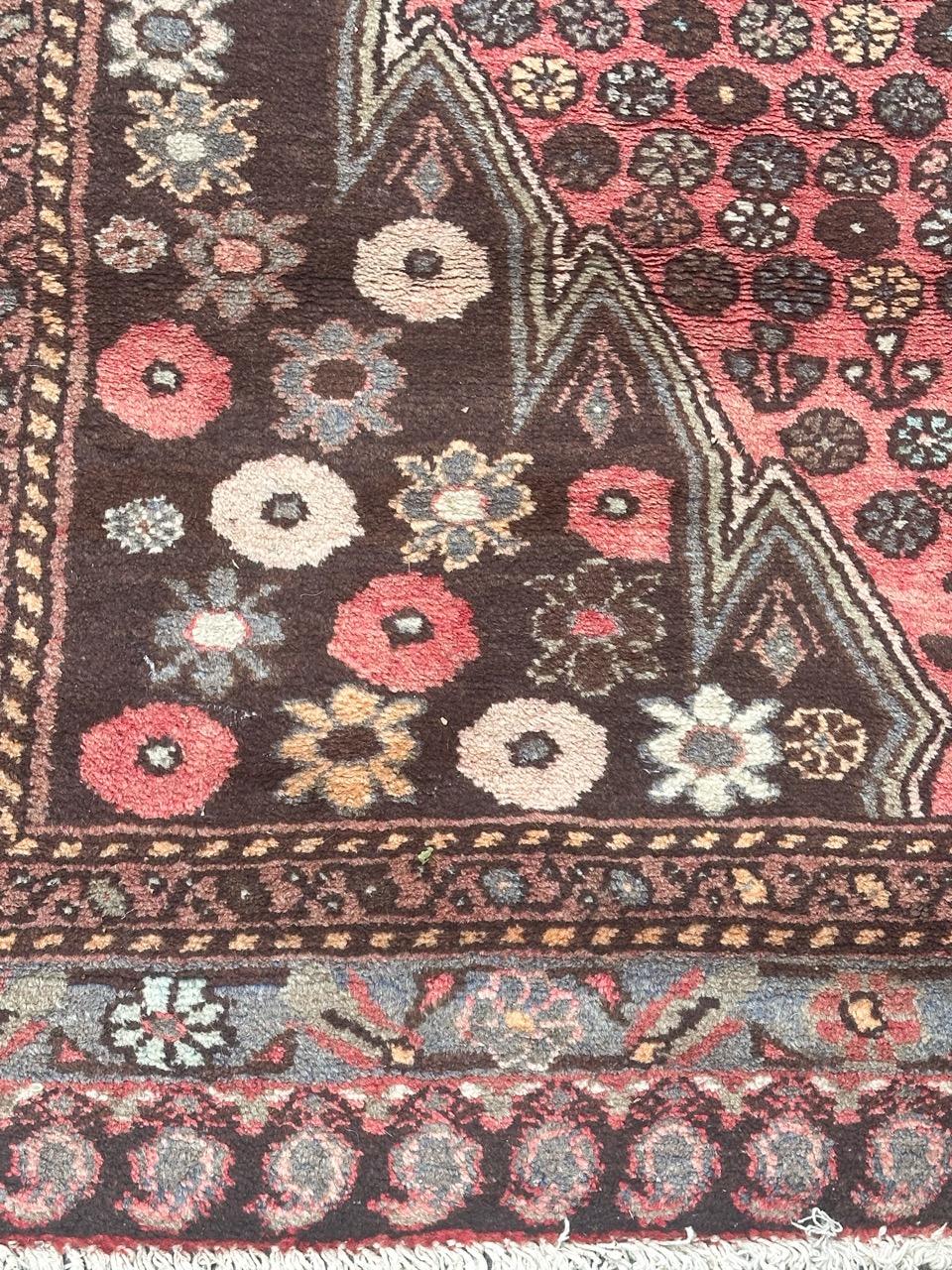 pretty vintage Hamadan rug For Sale 7