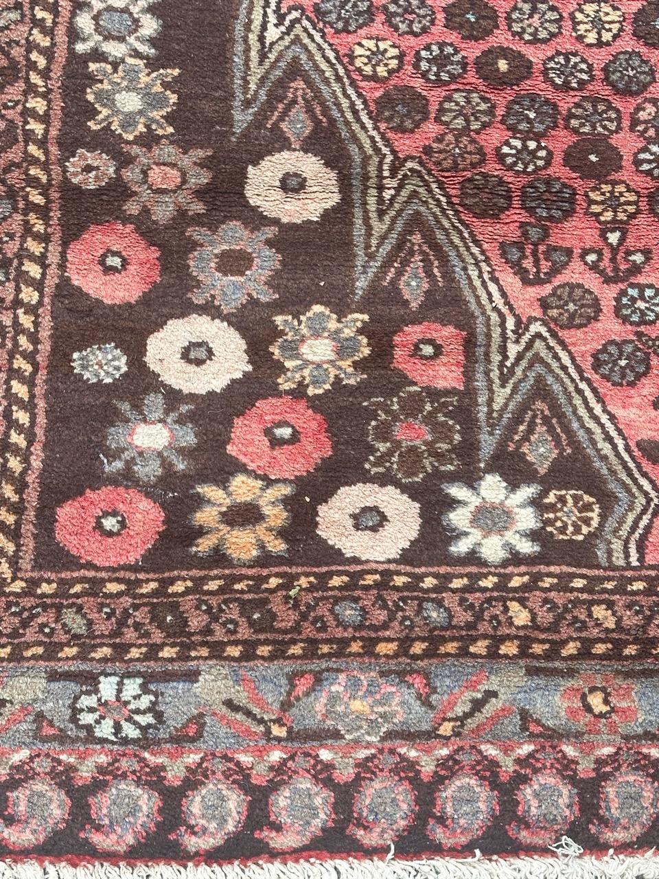  pretty vintage Hamadan rug For Sale 7