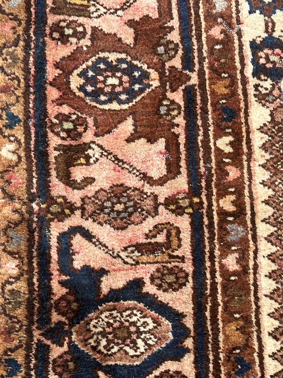 pretty vintage Hamadan rug For Sale 11
