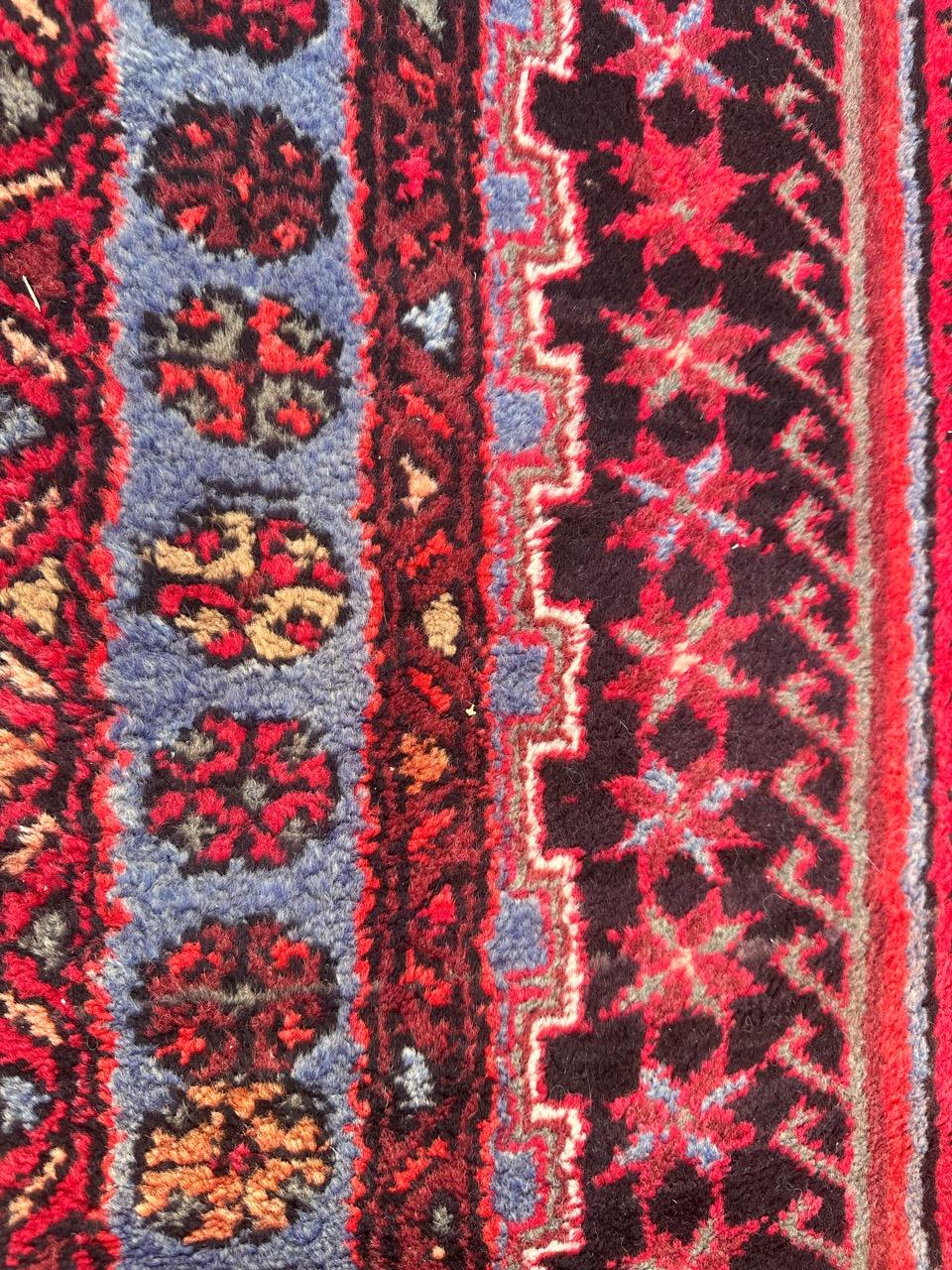 pretty vintage Hamadan rug For Sale 11