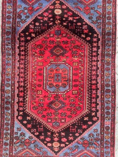 pretty vintage Hamadan rug