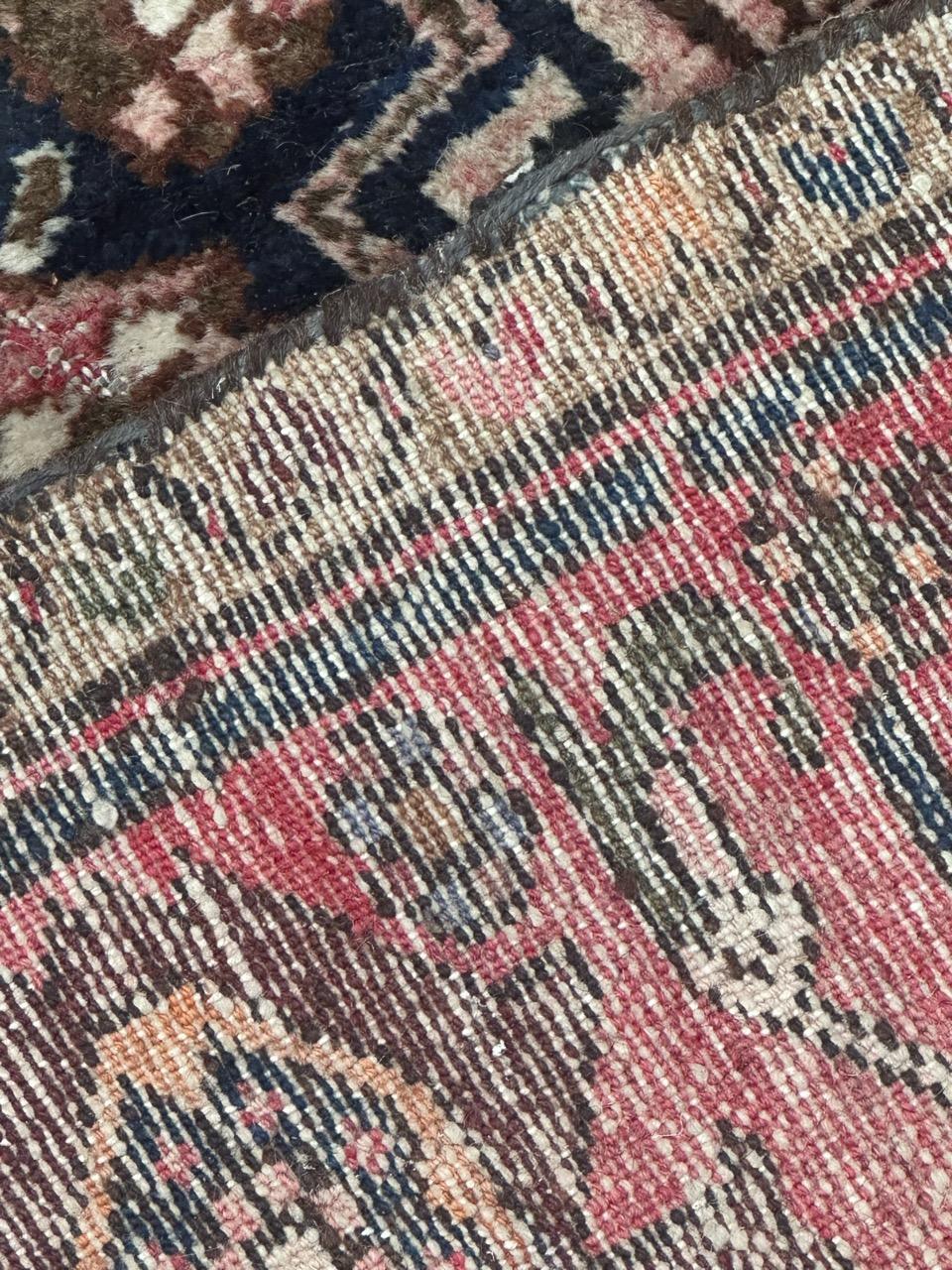 pretty vintage Hamadan rug For Sale 12