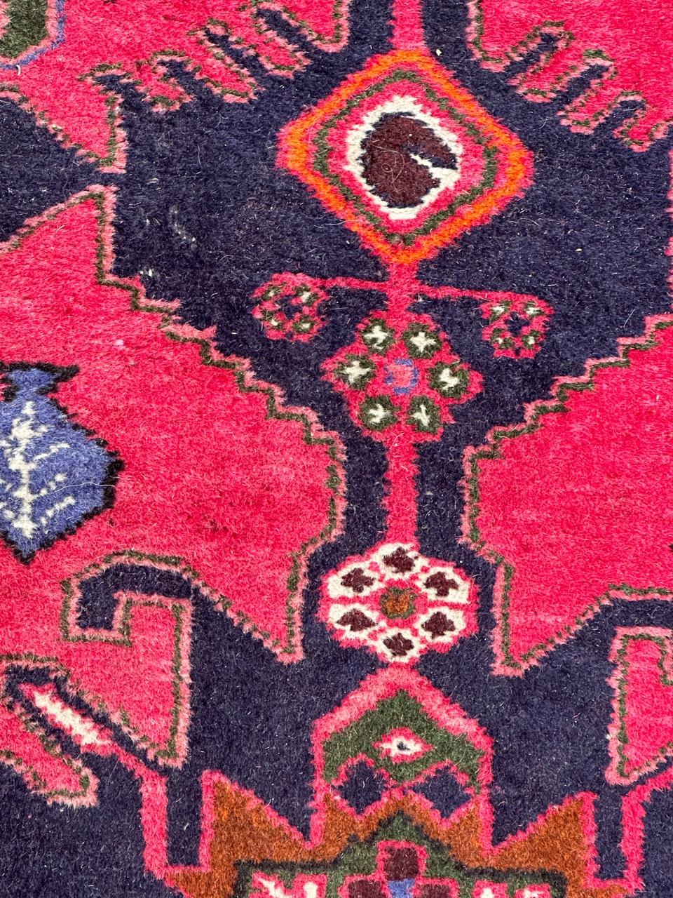 Asian Bobyrug’s pretty vintage Hamadan rug  For Sale