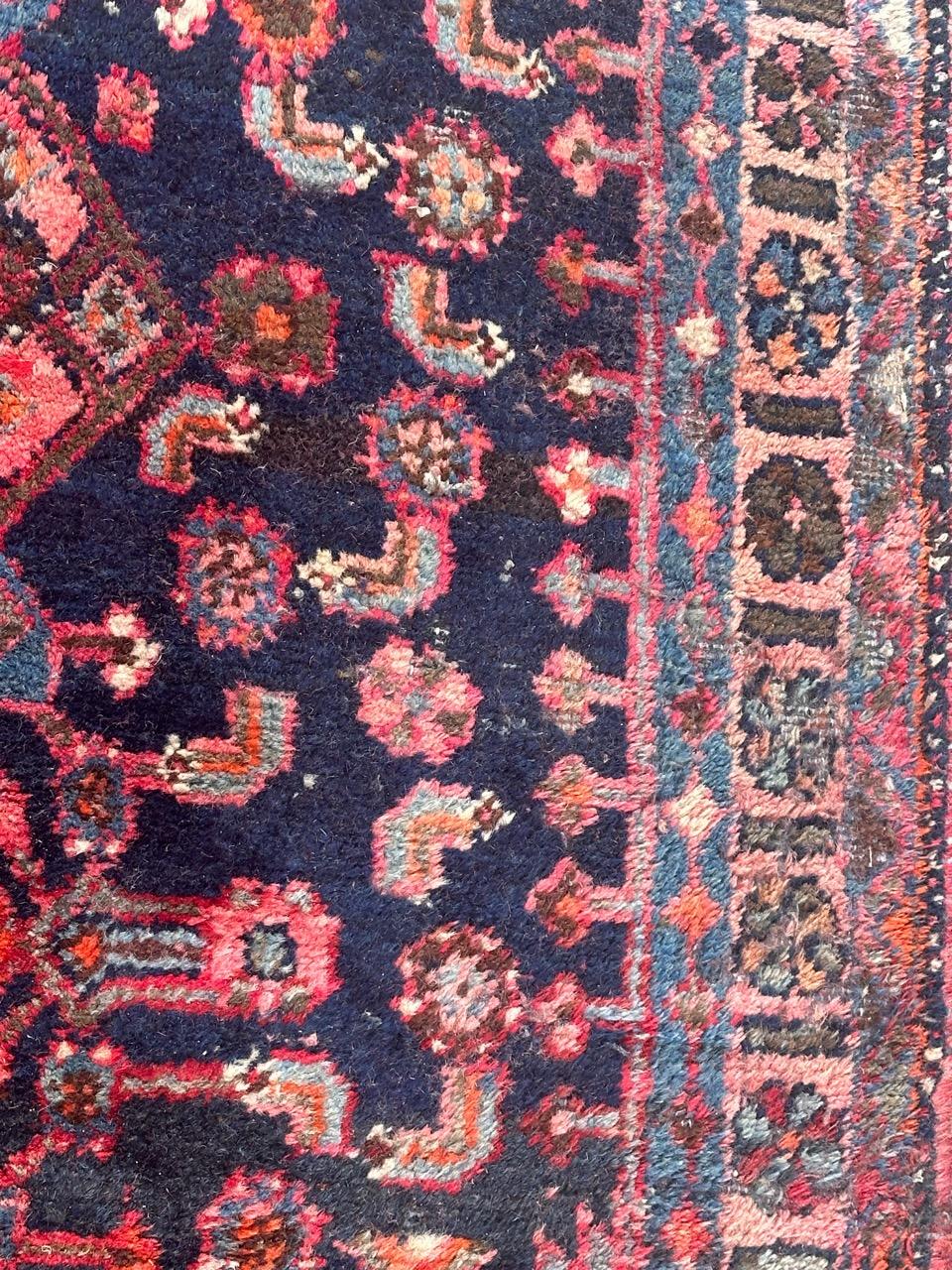 Asian Bobyrug’s pretty vintage Hamadan rug  For Sale