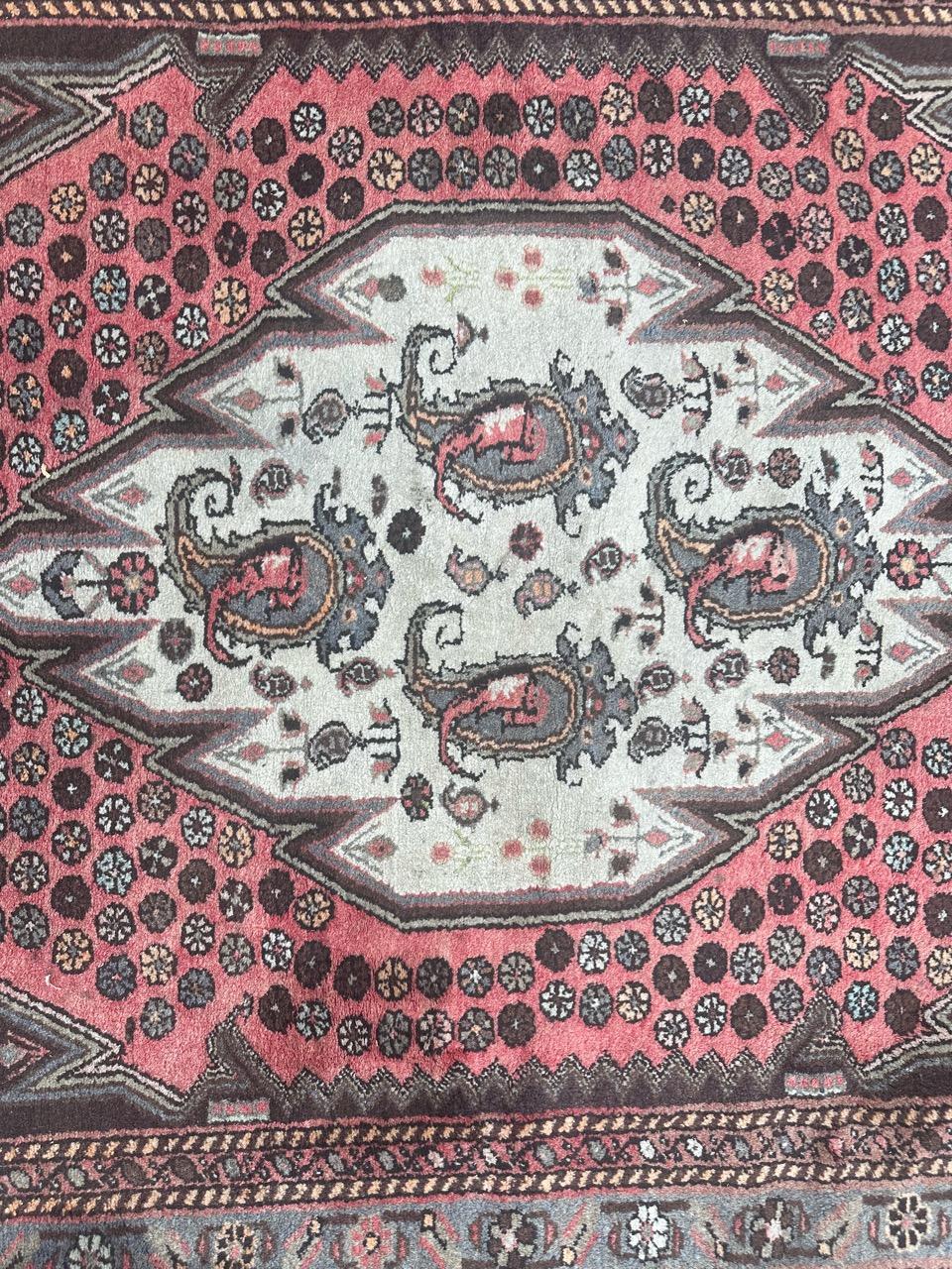 Asian pretty vintage Hamadan rug For Sale