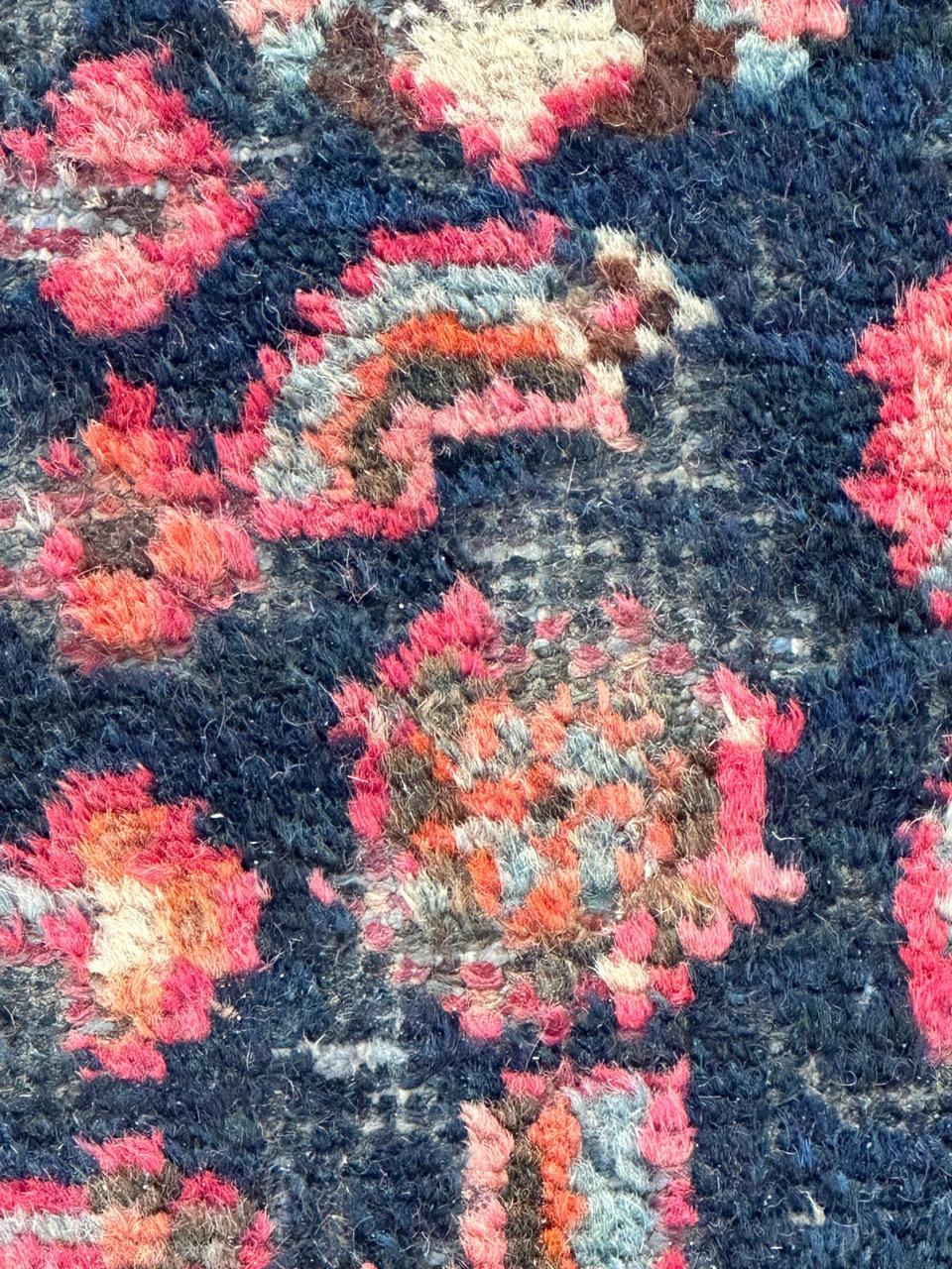 20ième siècle Le joli tapis vintage Hamadan de Bobyrug  en vente