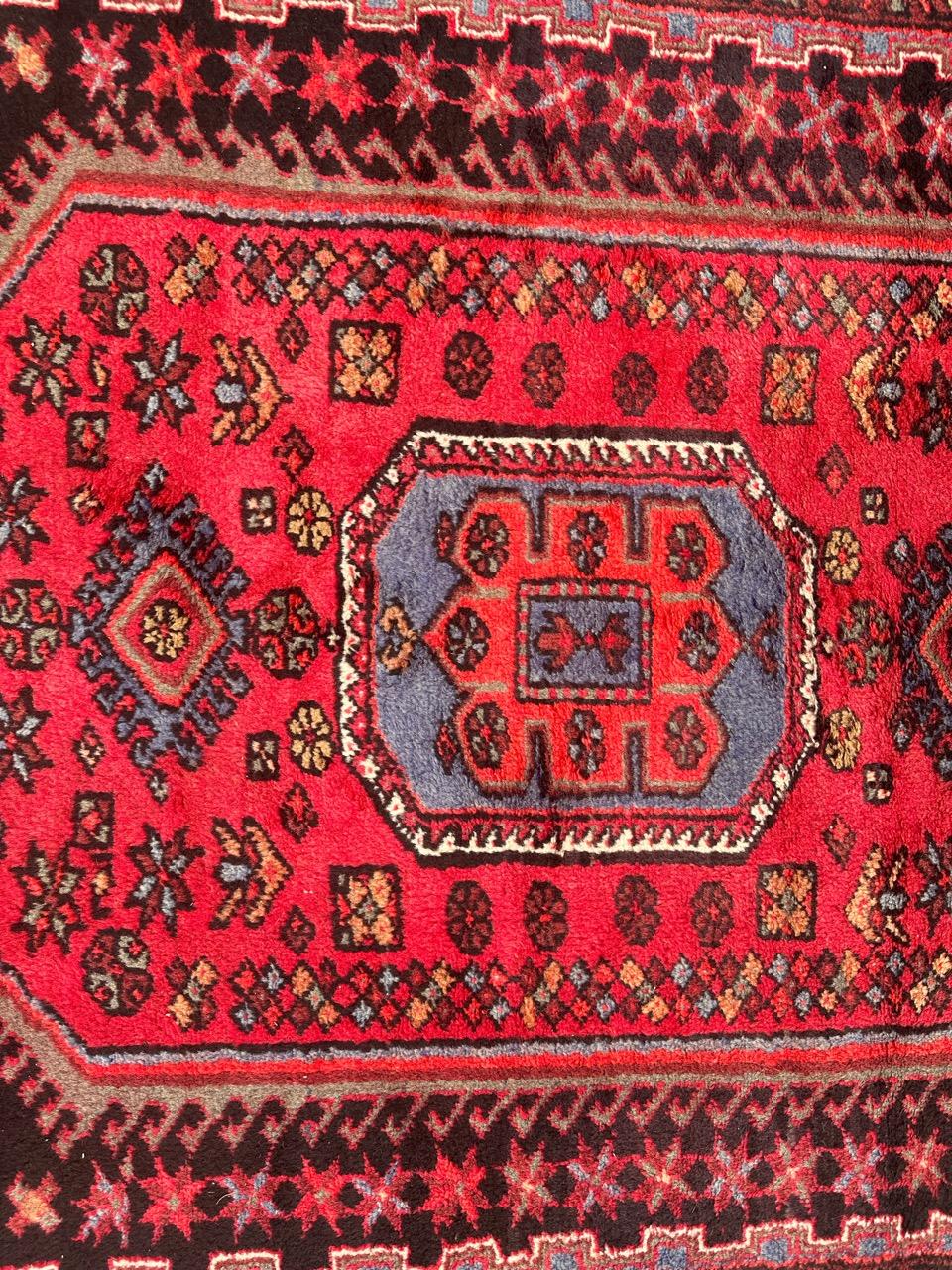 20th Century  pretty vintage Hamadan rug For Sale