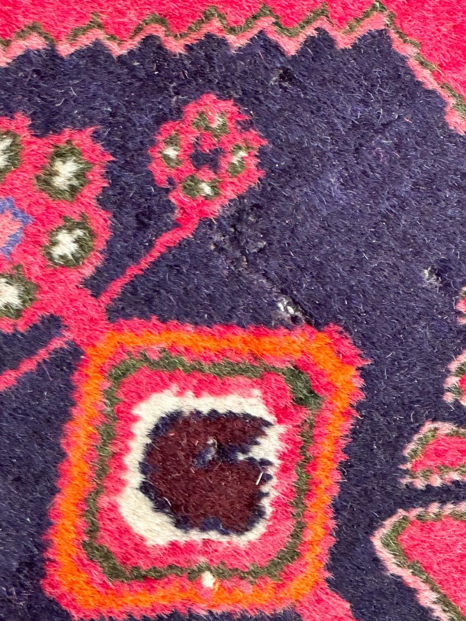 Wool Bobyrug’s pretty vintage Hamadan rug  For Sale