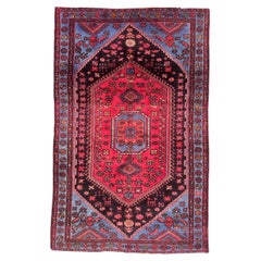 Bobyrug’s pretty Retro Hamadan rug