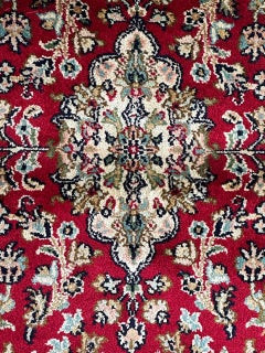 Bobyrug’s pretty vintage Indian silk rug