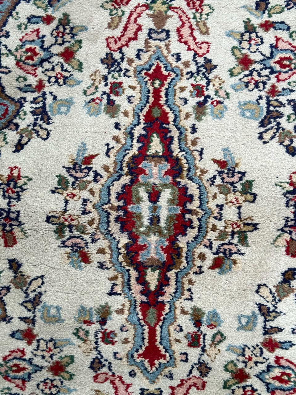 Bobyrug’s pretty vintage Kirman rug  For Sale 3