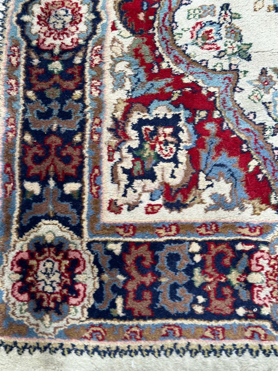 Bobyrugs hübscher Vintage-Kirman-Teppich  im Angebot 6