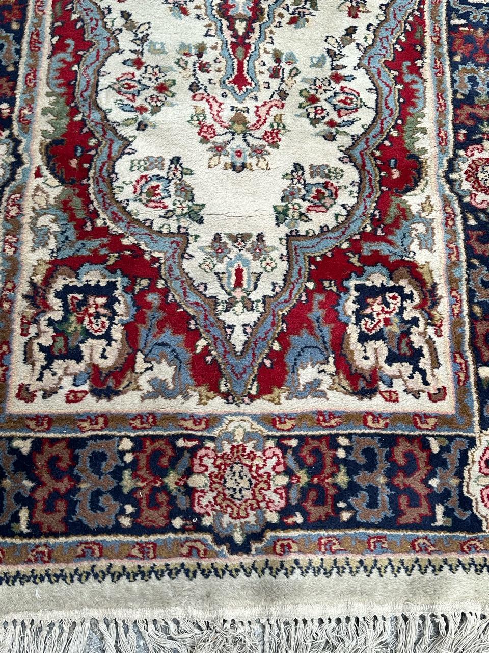 Bobyrugs hübscher Vintage-Kirman-Teppich  im Angebot 8