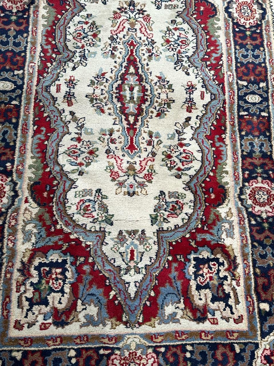 Bobyrugs hübscher Vintage-Kirman-Teppich  im Angebot 10