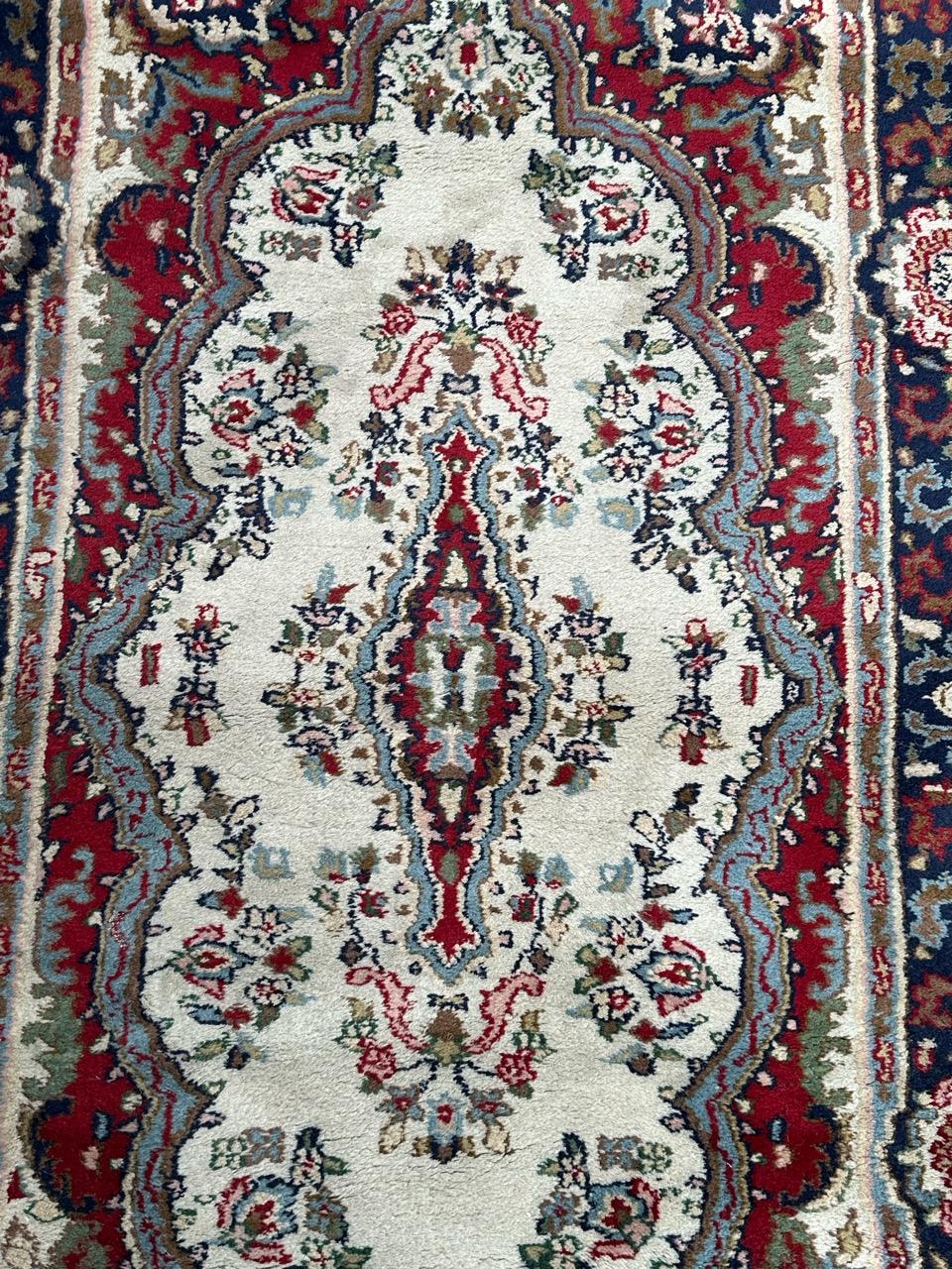 Bobyrug’s pretty vintage Kirman rug  For Sale 11