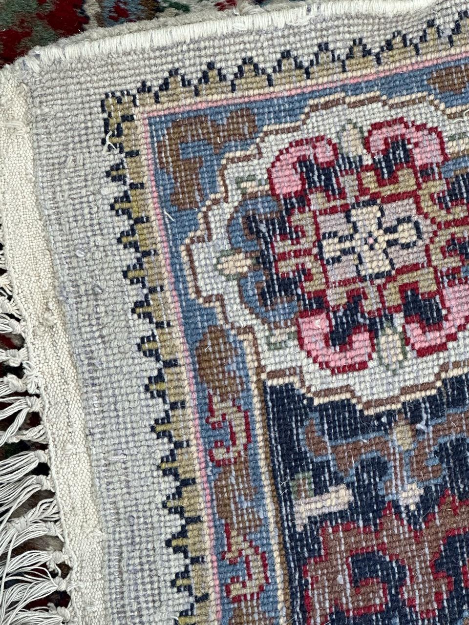 Bobyrug’s pretty vintage Kirman rug  For Sale 12