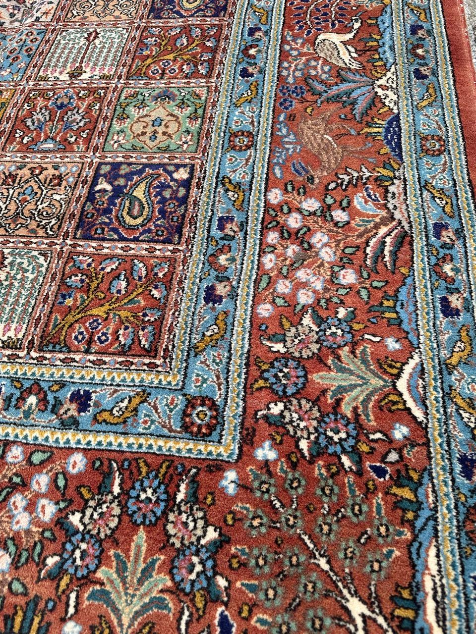 Bobyrug’s pretty vintage large Mood rug  For Sale 4