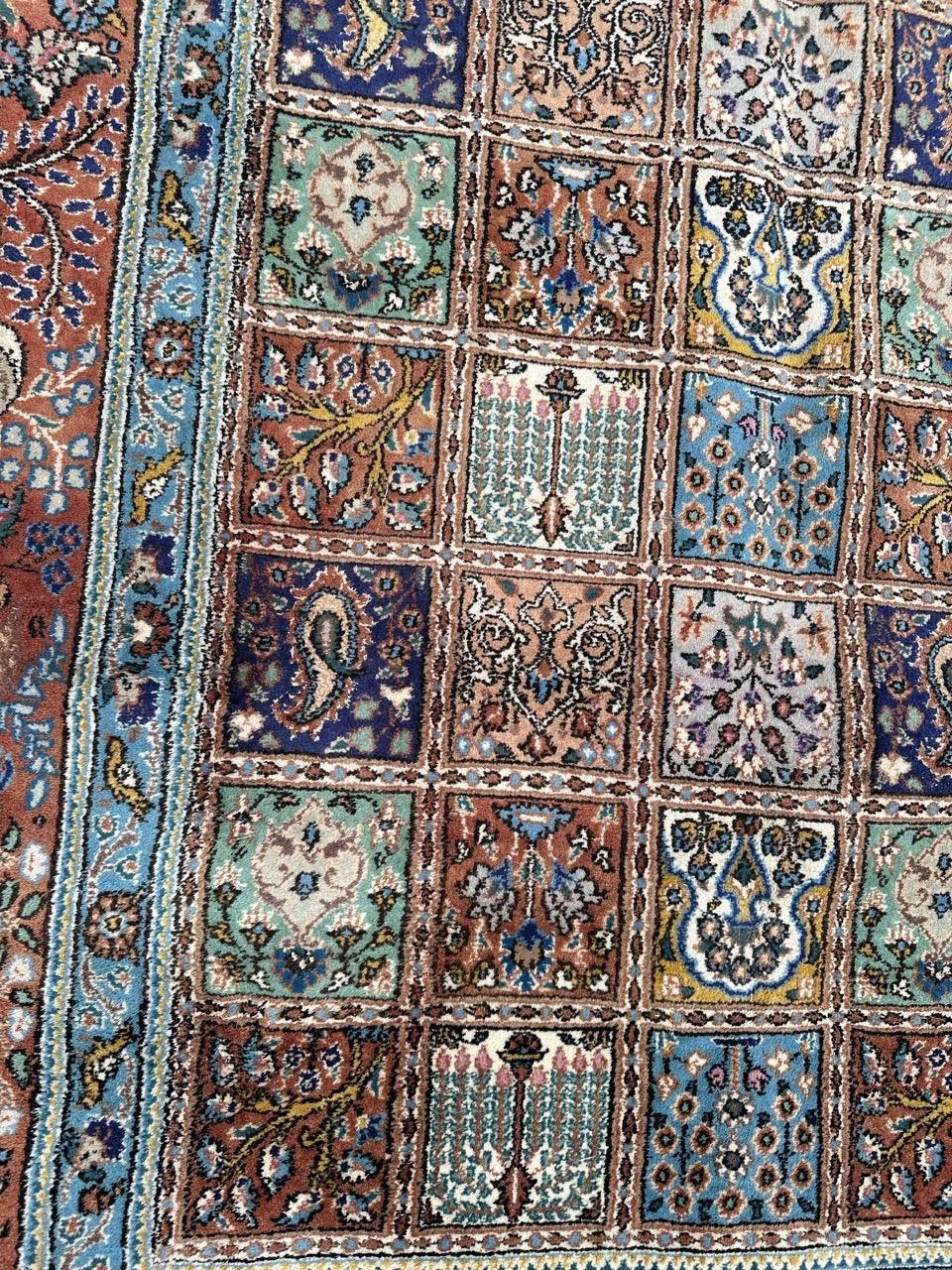Bobyrugs hübscher großer Vintage-Mood-Teppich  (Kaschan) im Angebot