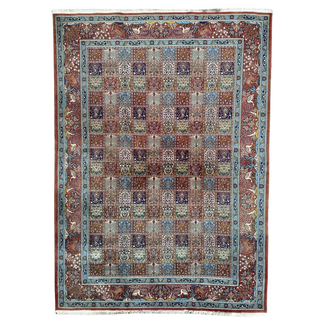 Bobyrug’s pretty vintage large Mood rug  For Sale