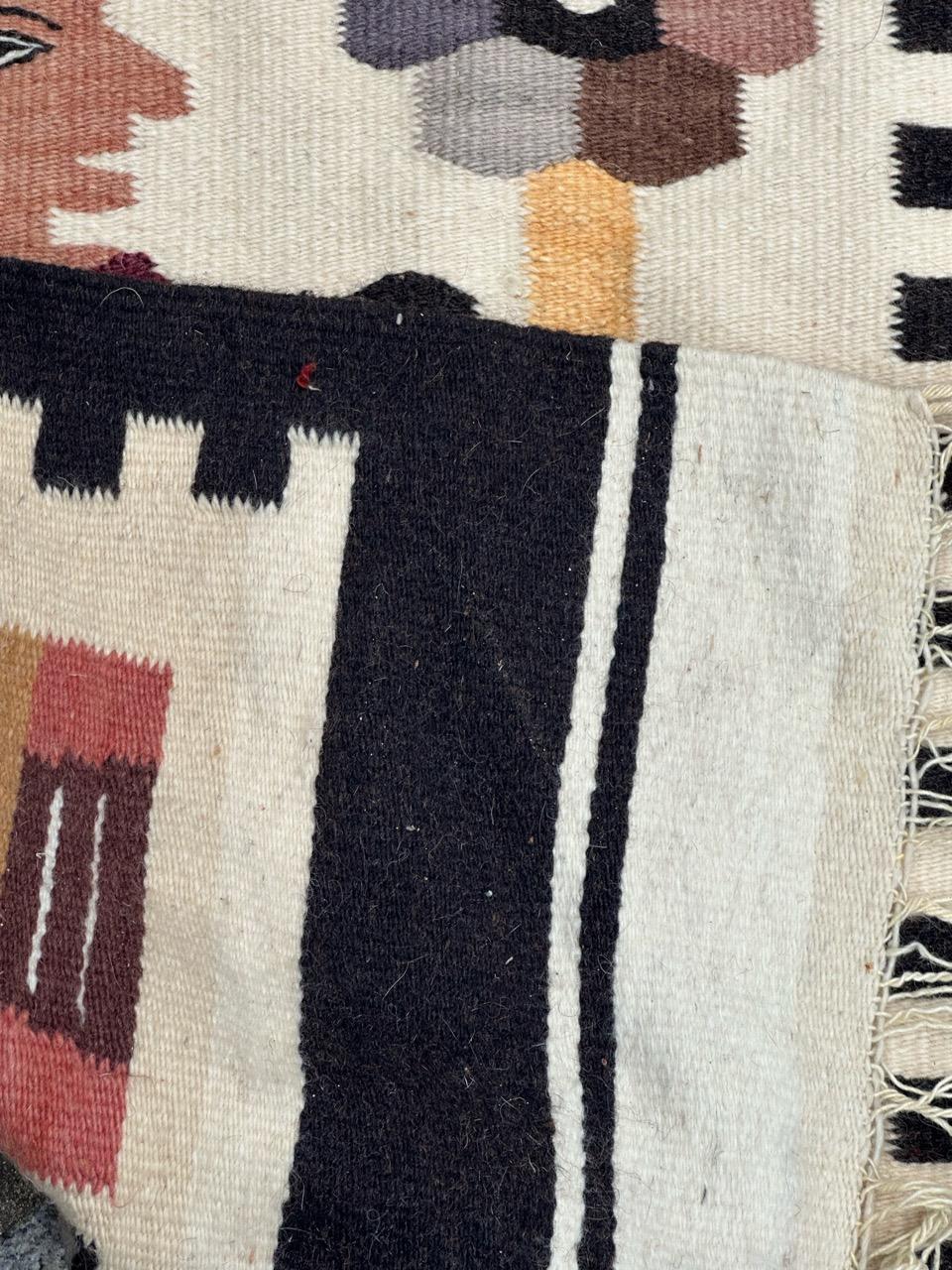 pretty vintage Mexican tapestry For Sale 3