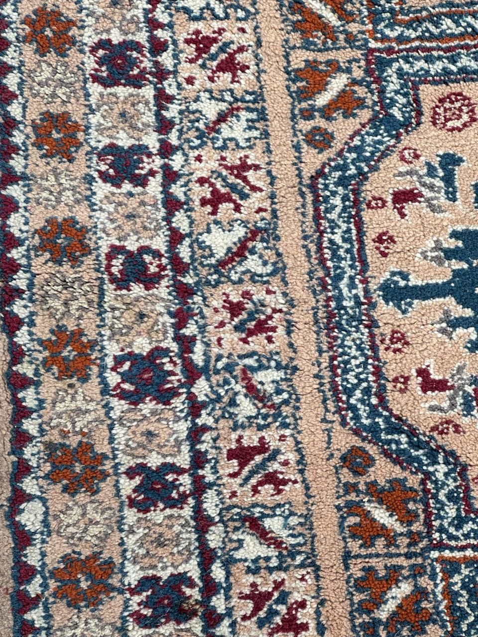 20th Century Bobyrug’s pretty vintage Moroccan rug  For Sale