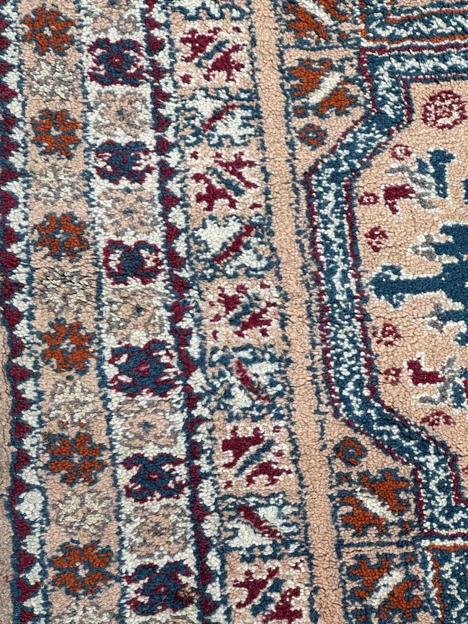 20th Century pretty vintage Moroccan rug For Sale