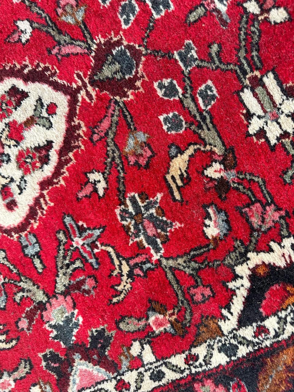 Bobyrug’s pretty vintage moussel rug  For Sale 4