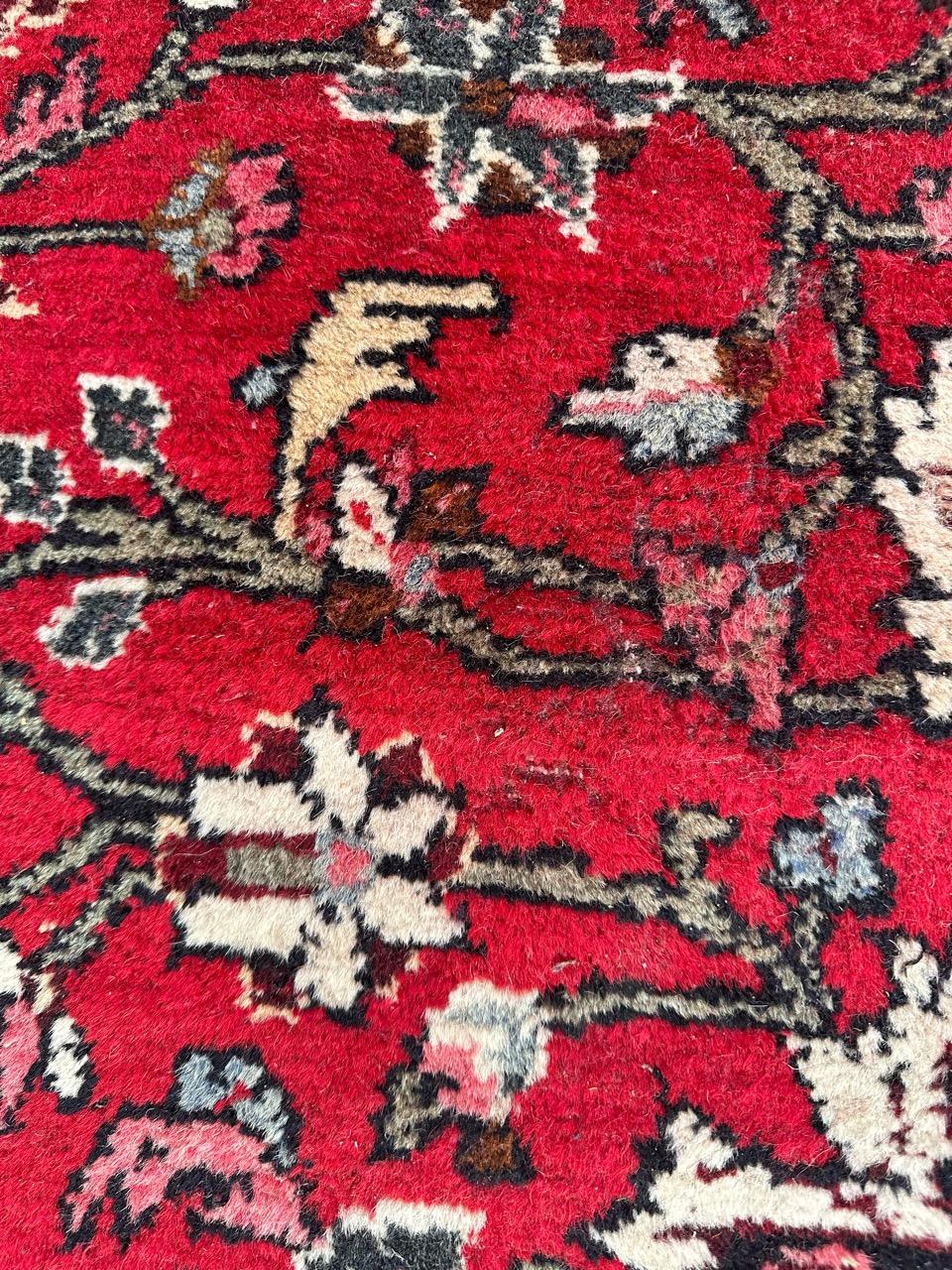 Bobyrug’s pretty vintage moussel rug  For Sale 5