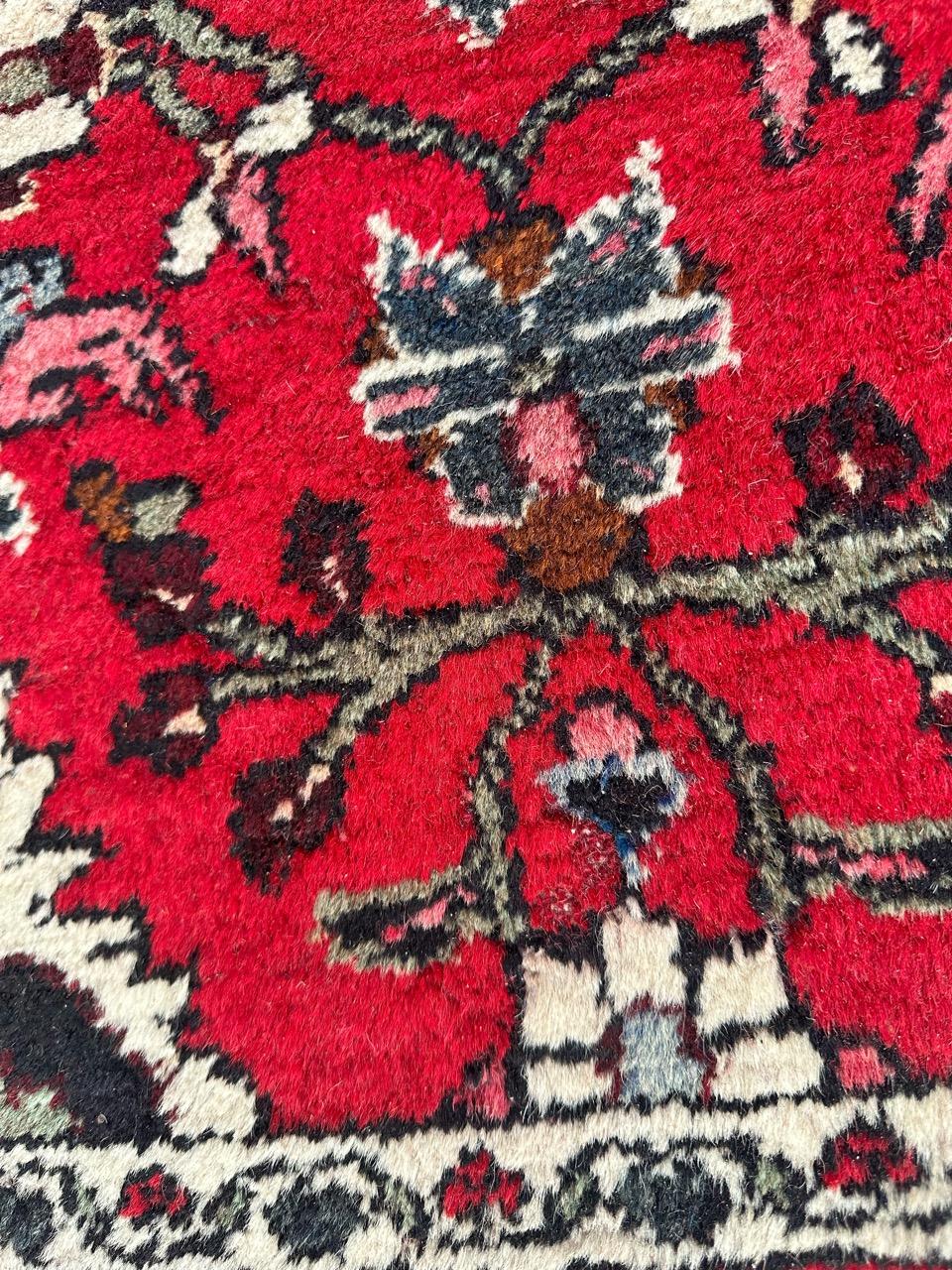 Bobyrug’s pretty vintage moussel rug  For Sale 6
