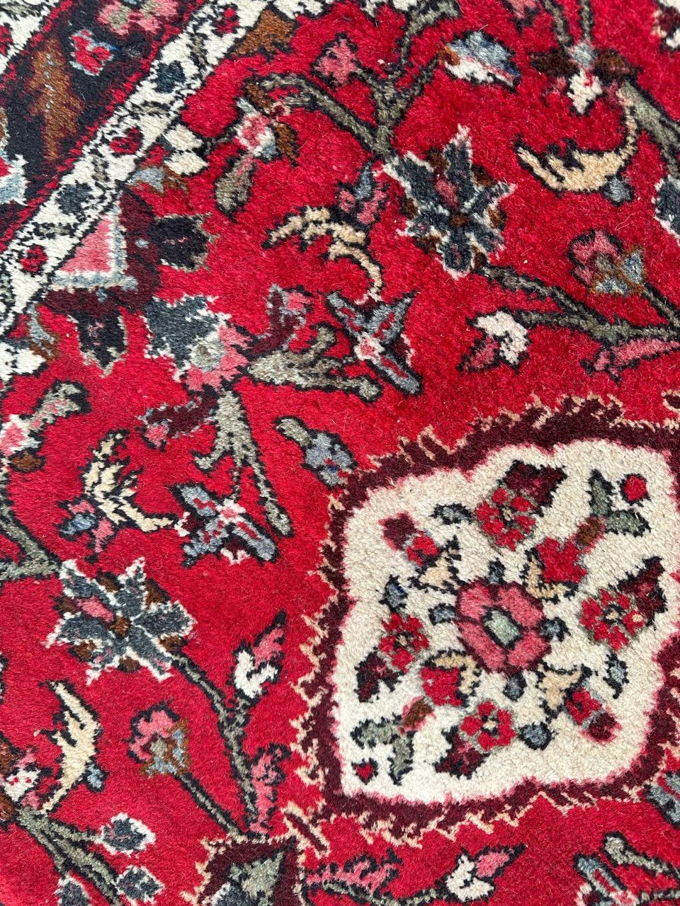 Bobyrug’s pretty vintage moussel rug  For Sale 1