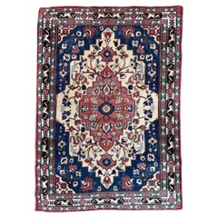 Bobyrug's Hübscher Vintage-Teppich aus Najaf Abad