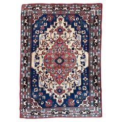 Bobyrug’s Pretty vintage Najaf Abad rug