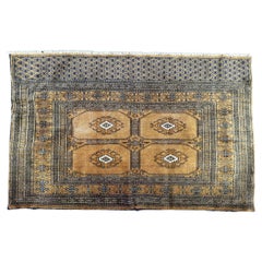 pretty vintage Pakistani chuval Turkmen style rug 