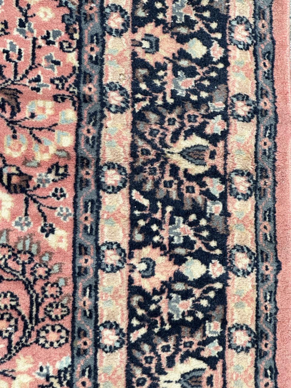 Bobyrug’s pretty vintage Pakistani rug  For Sale 6