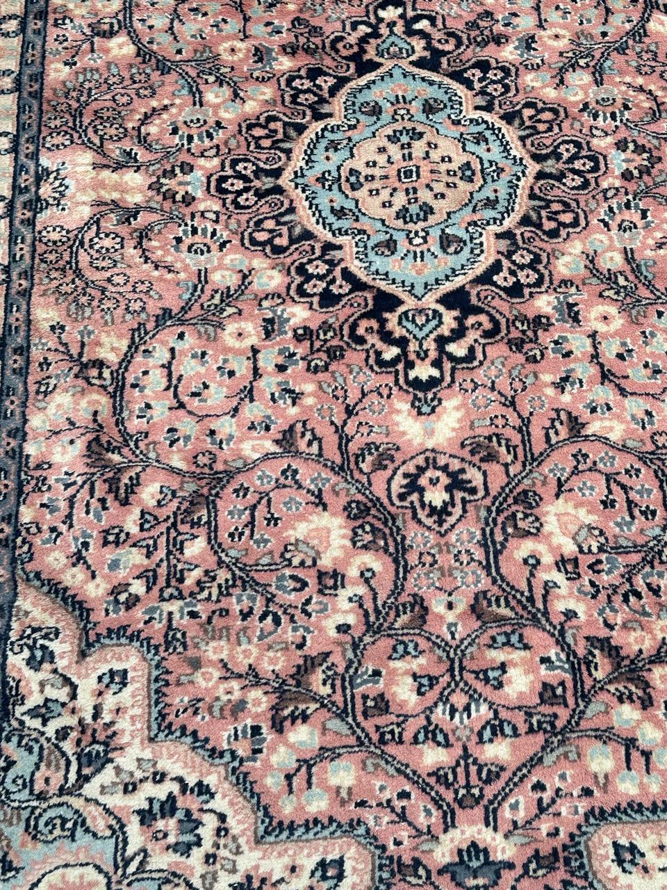 Bobyrug’s pretty vintage Pakistani rug  For Sale 7