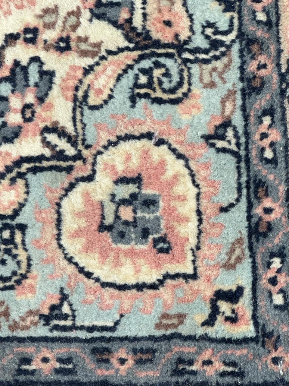 Bobyrug’s pretty vintage Pakistani rug  For Sale 12