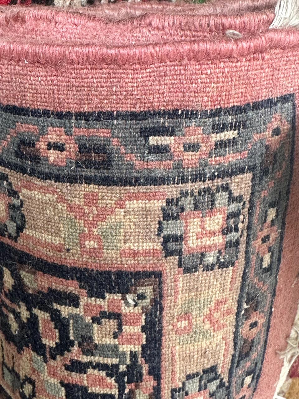 Bobyrug’s pretty vintage Pakistani rug  For Sale 13