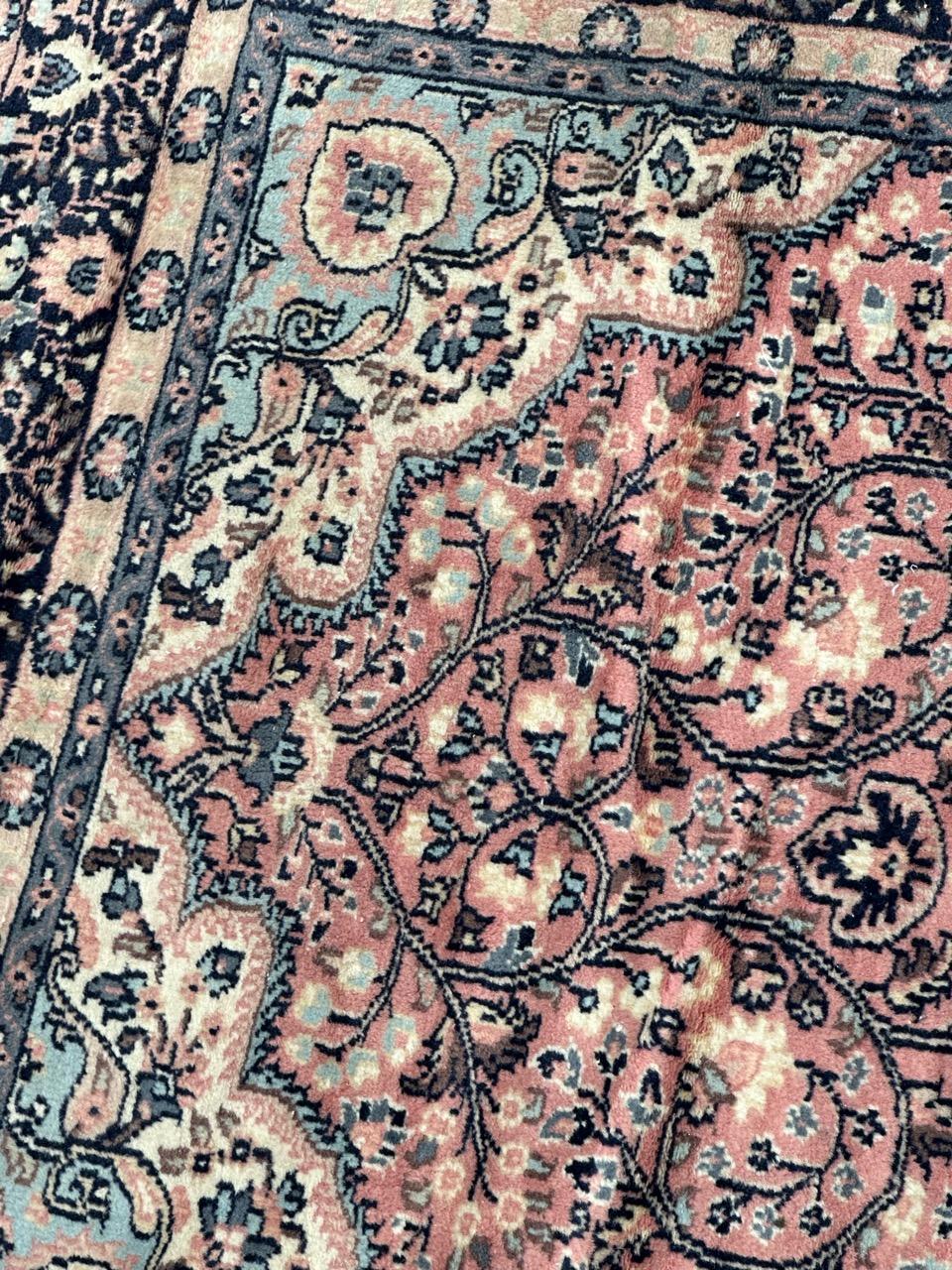 Tabriz Bobyrug’s pretty vintage Pakistani rug  For Sale