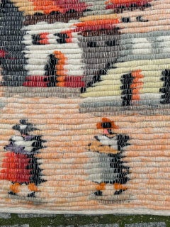 La jolie tapisserie péruvienne vintage de Bobyrug