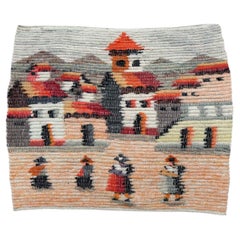 La jolie tapisserie péruvienne vintage de Bobyrug 